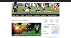Desktop Screenshot of fv-erkner.de
